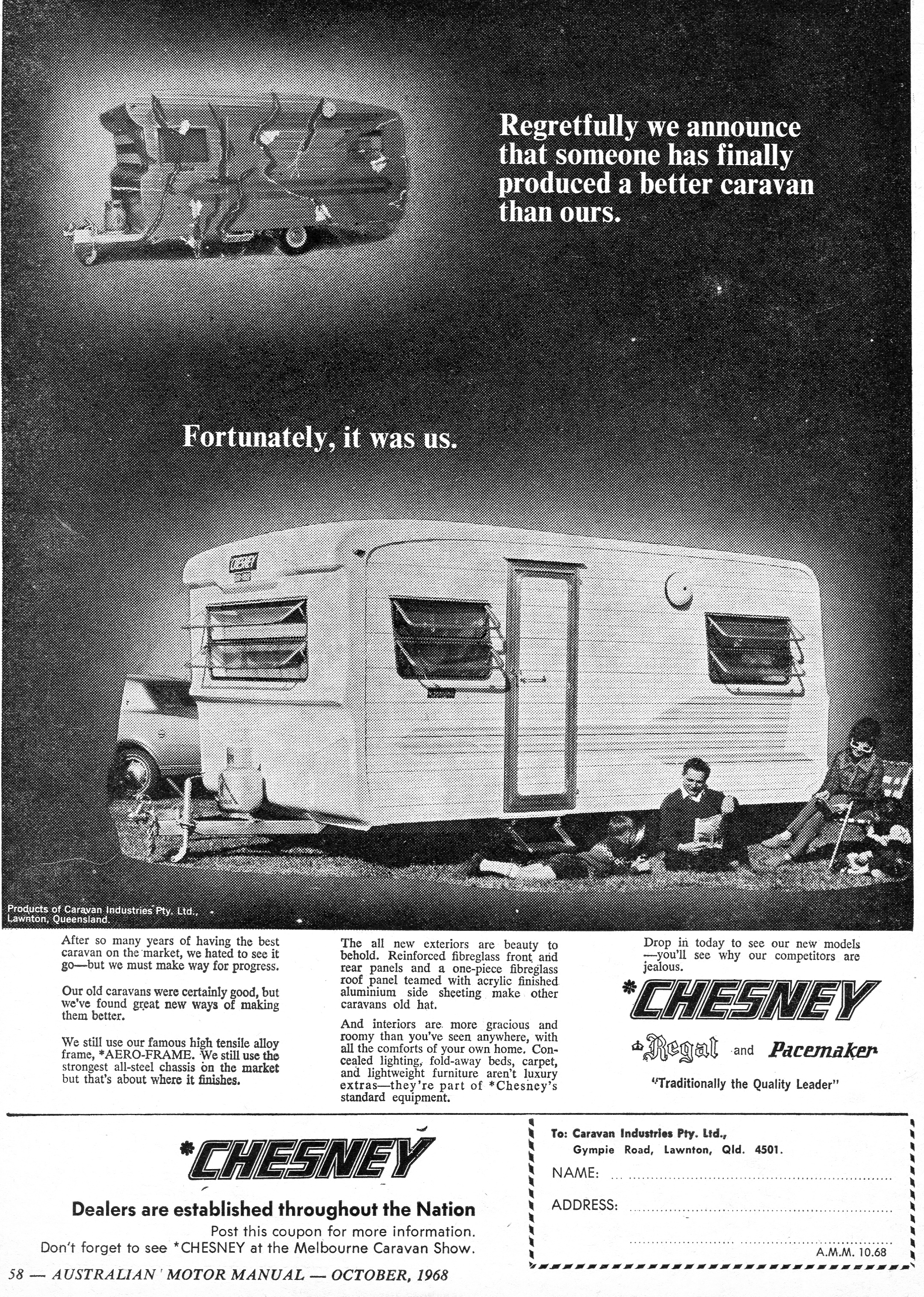 1968 Chesney Caravans